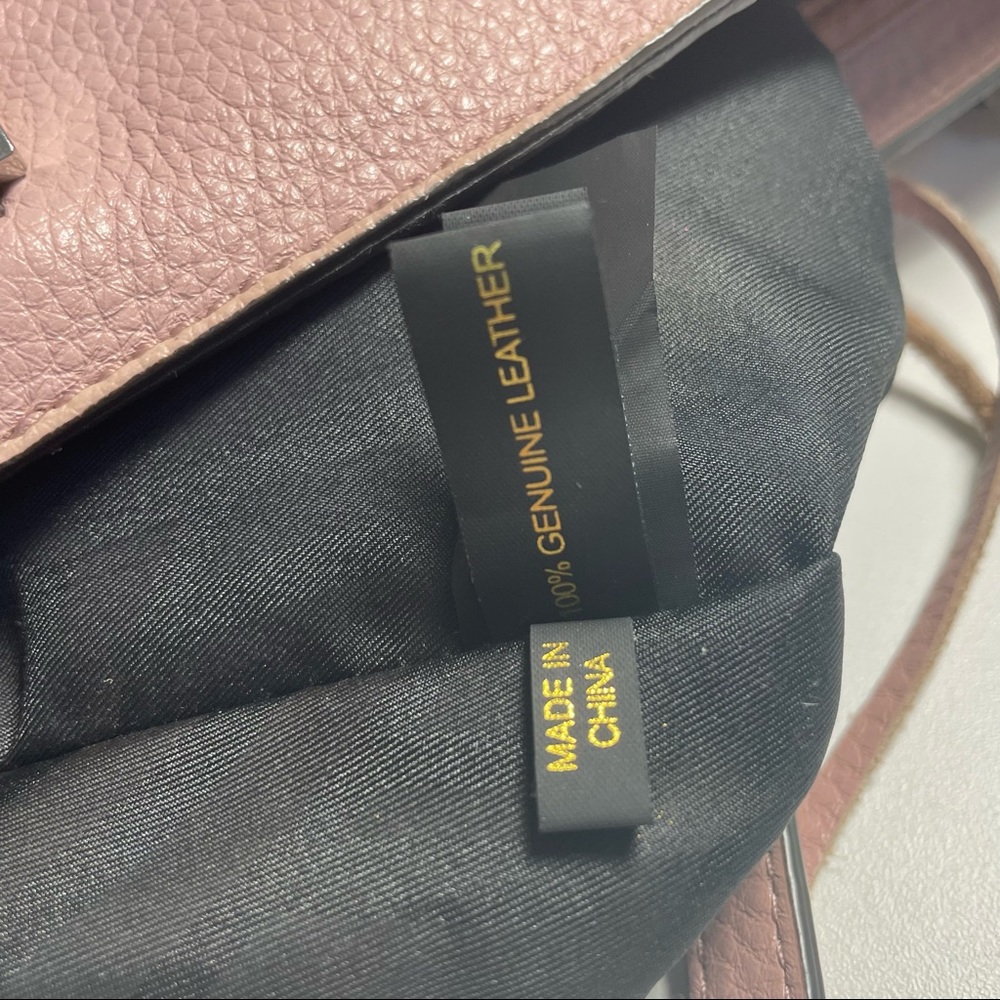 Rebecca Minkoff dusty pink Regan leather satchel - Picture 9 of 16